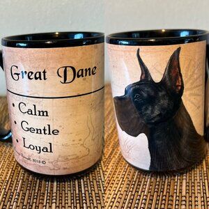 GREAT DANE My Faithful Friends Mug w/ Artwork by Tamara Burnett ~ Dog Lover